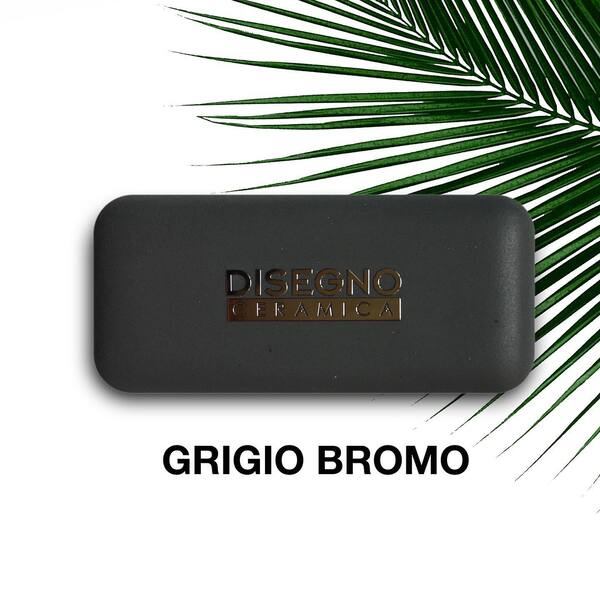 grigio bromo disegno ceramica